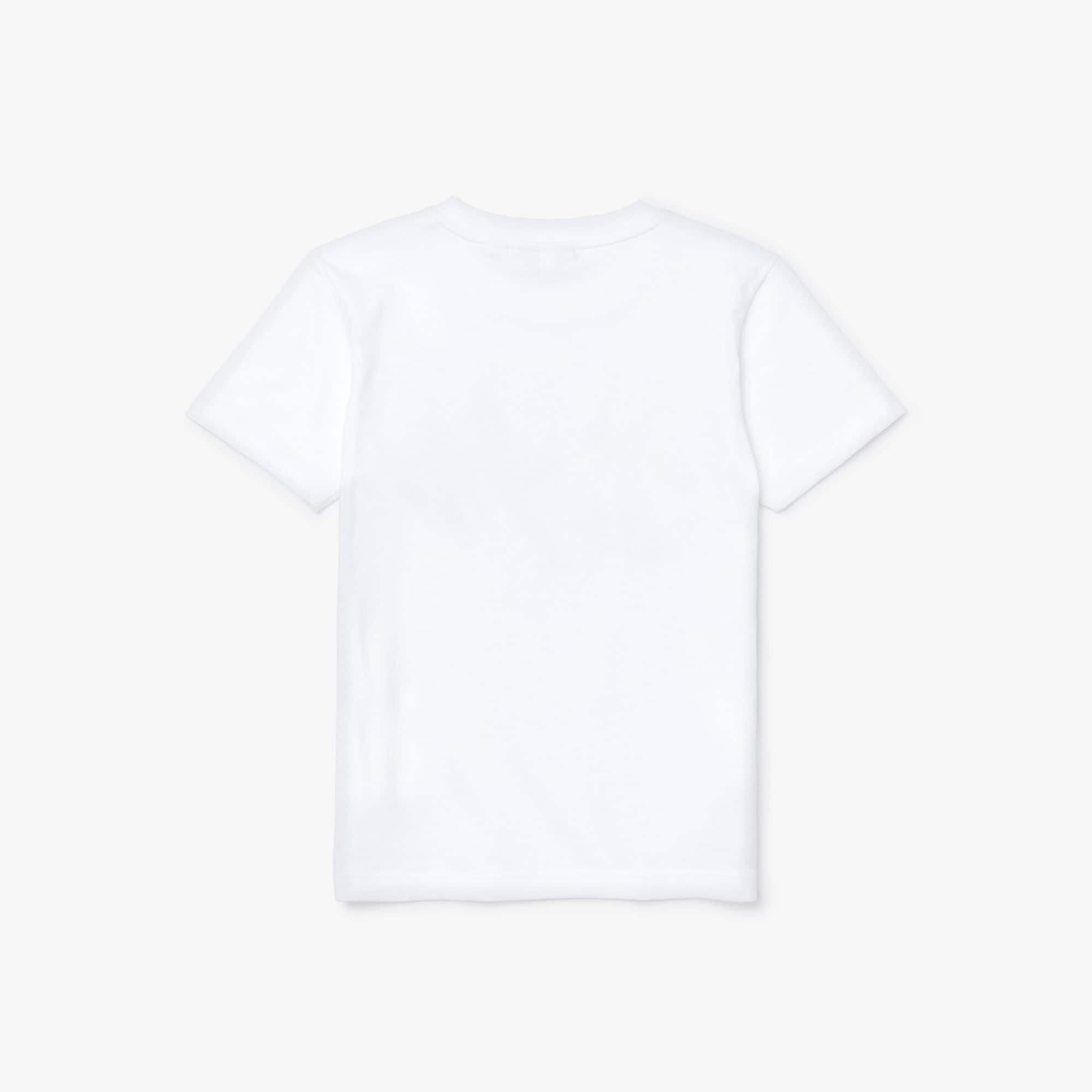Boys Red Label P3 White Crew Neck T-Shirts TB2133